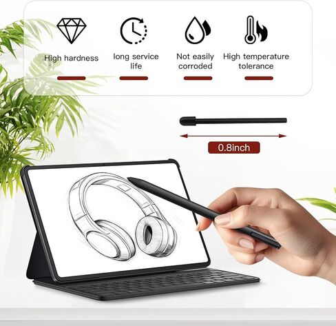 Superior Pen Tips W/2pcs Tweezers Tool for Marker 1/2 Stylus Marker Pen Plus Marker 2, 10 Packs Pencil Digital Nibs for R-emarkable in Saudi Arabia