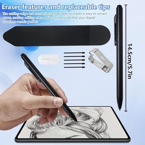 قلم Homesweet EMR الرقمي لجهاز Samsung Galaxy Tab S9/S9+/ Notebook 9 Pen 13 (2019)/ Galaxy Note 3 Neo/Galaxy Note 4/ Galaxy Note 5/ Galaxy Note 7 in Saudi Arabia