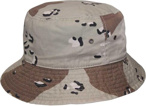 Newhattan Short Brim Visor Cotton Bucket Sun Hat in Saudi Arabia