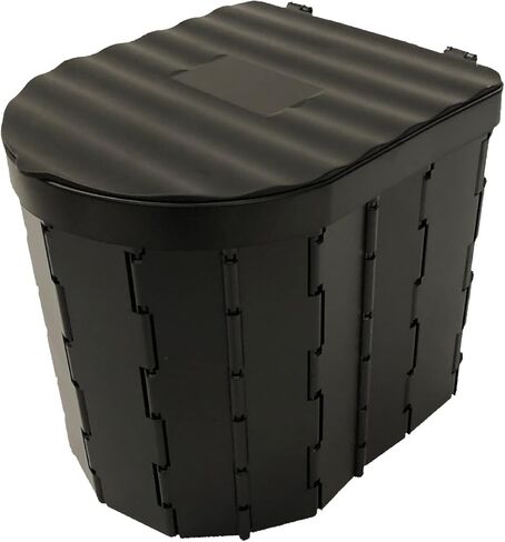 Portable Camping Toilet, Porta Potty for Adults Folding Camp Toilet with Lid, Composting Toilets for Hiking, Camping, Car, Waterproof Porta Potty, Car Camping Essentials in Saudi Arabia