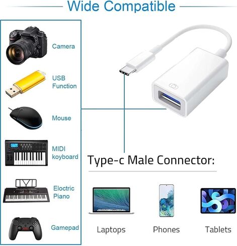 USB C SD Card Reader Compatible for Phone 16/16 Plus/16 Pro/16 Pro Max/15/15 Plus/15 Pro/15 Pro Max, Type C to Memory Card Reader Trail Camera Viewer SD Card, Plug and Play in Saudi Arabia