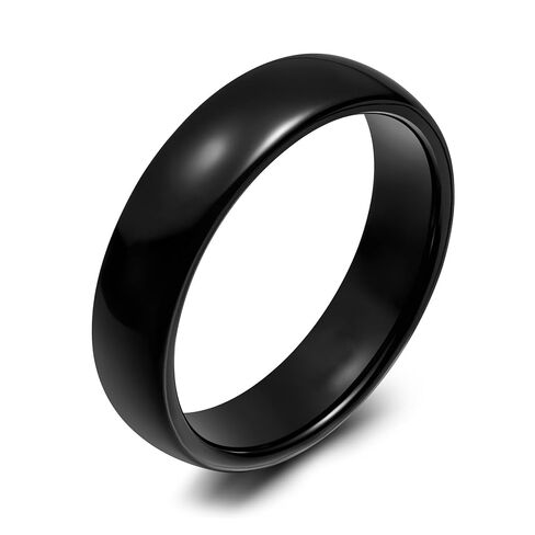 RFID 125khz Rewritable T5577 Chip Black Ceramic Smart Rewritable Ring for Clone TK4100/EM4100 Access Control and Hotel Entry Door Keycards (Black, US10#) in Saudi Arabia