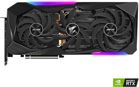 GIGABYTE AORUS GeForce RTX 3070 Ti Master 8G Graphics Card, MAX-Covered Cooling, 8GB 256-bit GDDR6X, GV-N307TAORUS M-8GD Video Card (Renewed) in Saudi Arabia