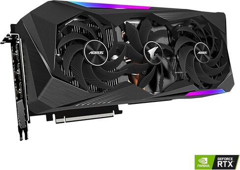 GIGABYTE AORUS GeForce RTX 3070 Ti Master 8G Graphics Card, MAX-Covered Cooling, 8GB 256-bit GDDR6X, GV-N307TAORUS M-8GD Video Card (Renewed) in Saudi Arabia