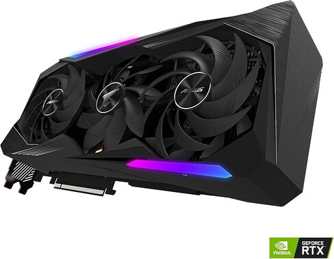 GIGABYTE AORUS GeForce RTX 3070 Ti Master 8G Graphics Card, MAX-Covered Cooling, 8GB 256-bit GDDR6X, GV-N307TAORUS M-8GD Video Card (Renewed) in Saudi Arabia