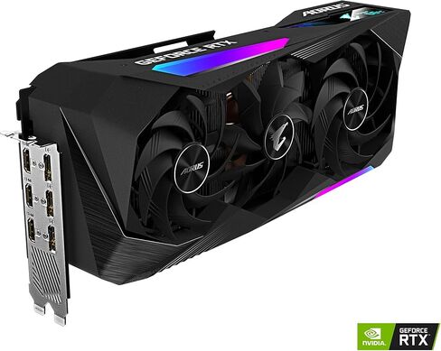GIGABYTE AORUS GeForce RTX 3070 Ti Master 8G Graphics Card, MAX-Covered Cooling, 8GB 256-bit GDDR6X, GV-N307TAORUS M-8GD Video Card (Renewed) in Saudi Arabia