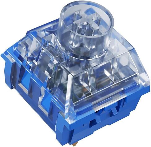 DRAOZA Kailh Box Jellyfish PRO Fully Transparent RGB Clicky Linear Tactile Mechanical Keyboard（Glass Jellyfish 108pcs） in Kuwait