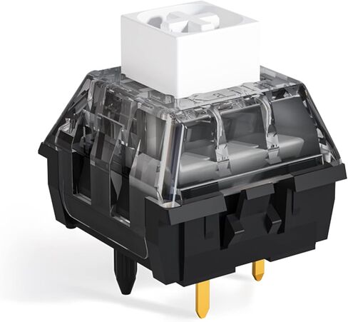 DRAOZA Kailh Box Jellyfish PRO Fully Transparent RGB Clicky Linear Tactile Mechanical Keyboard（Glass Jellyfish 108pcs） in Kuwait