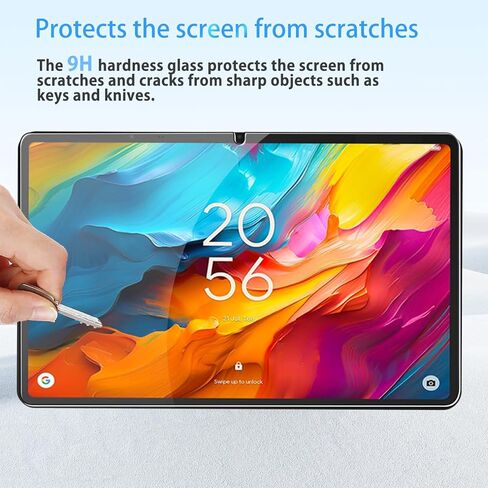 واقي شاشة لجهاز TCL NXTPAPER 14 Tablet مقاس 14.3 بوصة، زجاج مقسى عالي الدقة، صلابة 9 ساعات، خدش، مضاد لبصمات الأصابع، واقي غشاء من الزجاج المقوى لجهاز TCL NXTPAPER 14 Tablet [عبوة واحدة] in Kuwait