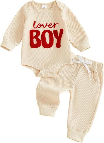 الوليد بيبي بوي عيد الفصح الزي بلدي 1st عيد الفصح رومبير الأرنب طباعة الحمالات السراويل قبعة 3 قطعة ملابس الربيع عيد الفصح الأول in Kuwait