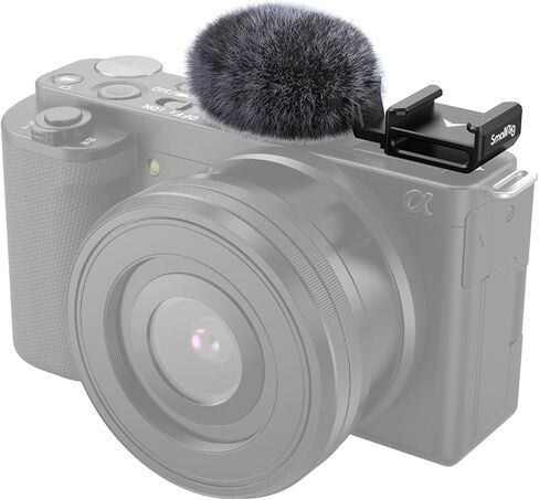 SmallRig Cold Shoe Adapter with Wind Muff Windshield and NP-FW50 4-Channel Camera Battery Charger for Sony in Saudi Arabia