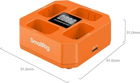 SmallRig Cold Shoe Adapter with Wind Muff Windshield and NP-FW50 4-Channel Camera Battery Charger for Sony in Saudi Arabia