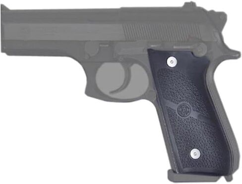 Hogue Rubber Grip Panel Set for Taurus PT-92, PT-99, PT-100, PT101, PT-92AR, Black - 99010 in Saudi Arabia
