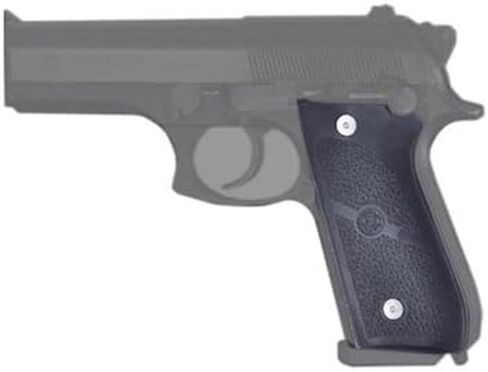 Hogue Rubber Grip Panel Set for Taurus PT-92, PT-99, PT-100, PT101, PT-92AR, Black - 99010 in Saudi Arabia