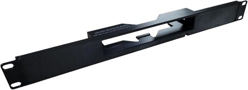 19-inch Network Rack Mount for Ubiquiti USW-Flex-2.5G-8-POE Switch, 1U Height (Black) in Saudi Arabia