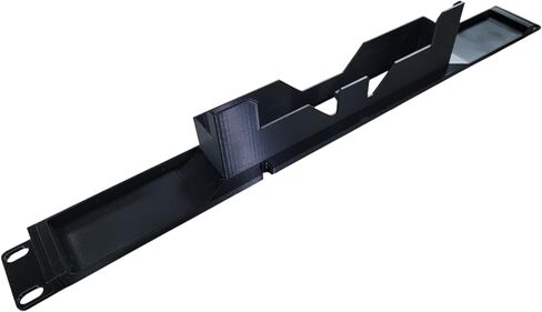 19-inch Network Rack Mount for Ubiquiti USW-Flex-2.5G-8-POE Switch, 1U Height (Black) in Saudi Arabia