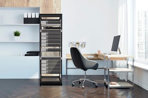 Sysracks 18U Open Frame 4 Post Server IT Network Data Rack HQ Relay on Casters in Saudi Arabia