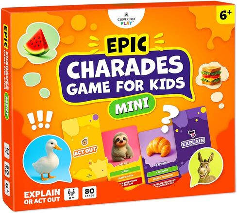 لعبة Epic Charades Game for Kids التي تتراوح أعمارهم بين 6 سنوات - 200 Act Out & Explic in Kuwait