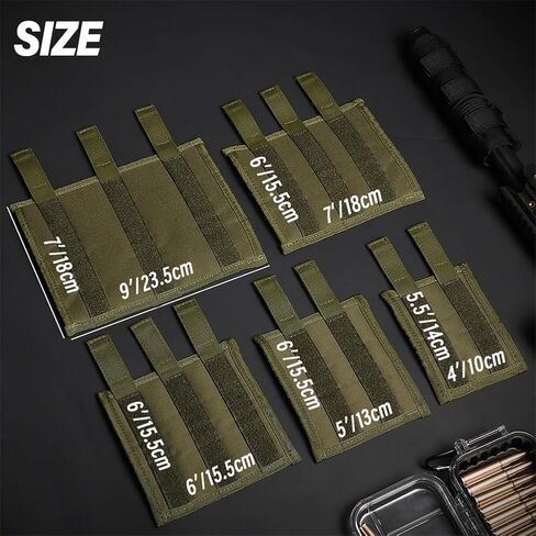 غطاء تكتيكي Airsoft مقاس 4/5/6/7/9 بوصة - غطاء درع حراري للاستخدام المضاد للحرق والديكور، جراب واقي كاتم الصوت لمعدات ألعاب الحرب للصيد والرماية in Kuwait