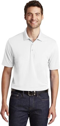 Port Authority Mens Dry Zone UV Micro-Mesh Polo (K110) -DEEP Black -2XL in Saudi Arabia