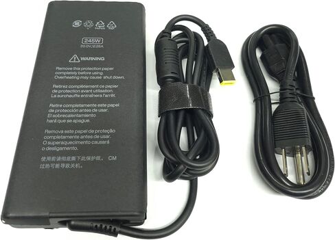 محول تيار متردد Lenovo Slim 245W لجهاز Lenovo Legion Pro 5 16IAX10H RTX5070Ti 16 بوصة، كمبيوتر محمول للألعاب، ADL245SDC3A 245W، Lenovo Legion 5 15IRX10 RTX 5060، ADL245SLC3A. in Kuwait