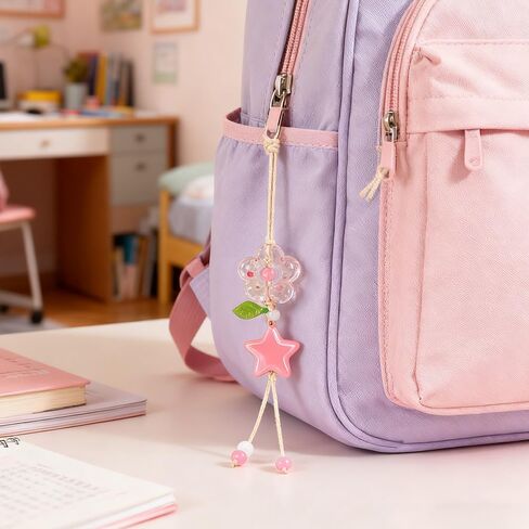 2 Pcs Cute Phone Charm Kawaii Ceramic Flower Star Leaves Pendant Cell Phone Charms Aesthetic Flowers Beads Decorative Cellphone Keychain Charm Strap for Bag Purse Key Chain Camera Pendants Decor in Saudi Arabia