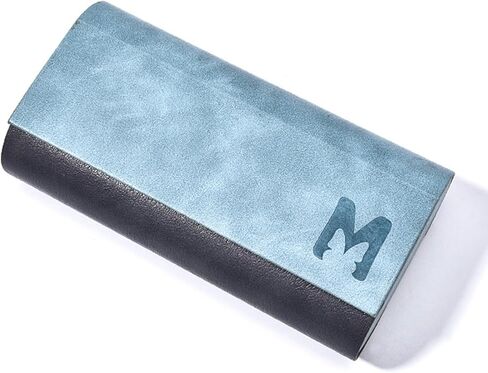 Double Eyeglasses Case 2 Slots, PU Hard-shell Travel Dual Glasses Sunglasses Organizer for Men Women Portable Eyeglasses Holder in Kuwait