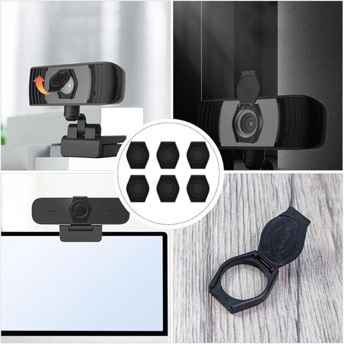6 قطع من أغطية الخصوصية لكاميرا USB، أداة حماية لكاميرا الويب، أغطية أمان لعدسات كاميرا الويب للكمبيوتر المحمول للعمل عن بعد ومؤتمرات الفيديو in Saudi Arabia