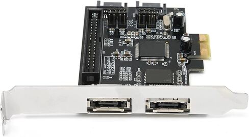 بطاقة محول PCIe إلى IDE ESATA مع دعم وأوضاع Ultra ATA 133، متوافقة مع محركات الأقراص الصلبة المختلفة، رائعة لعشاق التكنولوجيا in Saudi Arabia