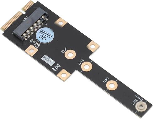 بطاقة محول PCIE صغيرة، توصيل وتشغيل انتقال سلس لـ 2230 2242 2260 2280 M.2 SSD، تركيب بسيط، لمستخدمي DIY، مادة PCB متينة in Saudi Arabia