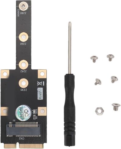 بطاقة محول PCIE صغيرة، توصيل وتشغيل انتقال سلس لـ 2230 2242 2260 2280 M.2 SSD، تركيب بسيط، لمستخدمي DIY، مادة PCB متينة in Saudi Arabia