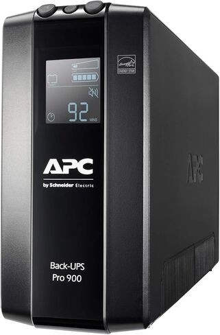 APC من شنايدر إلكتريك UPS Back Pro - BR650MI - UPS 650VA (6 منافذ IEC، واجهة LCD، حماية خط بيانات 1 جيجابايت) in Saudi Arabia