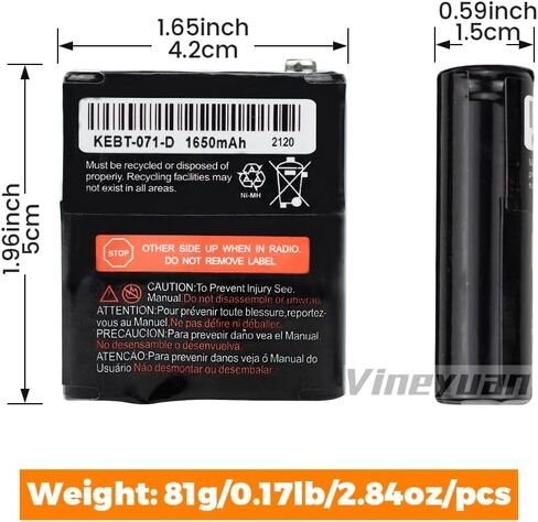 3.6V 1650mAh Two Way Radio Rechargeable Battery for Motorola 53615 KEBT-071A KEBT-071-B KEBT-071-C KEBT-071-D Talkabout 5950 T4800 T4900 T5000 T5800 T9500R HKNN4002 in Saudi Arabia