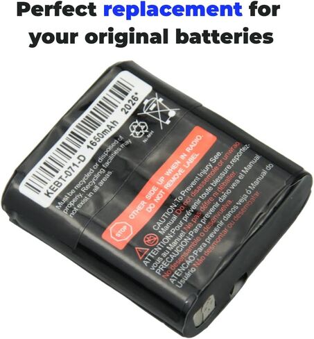 3.6V 1650mAh Two Way Radio Rechargeable Battery for Motorola 53615 KEBT-071A KEBT-071-B KEBT-071-C KEBT-071-D Talkabout 5950 T4800 T4900 T5000 T5800 T9500R HKNN4002 in Saudi Arabia