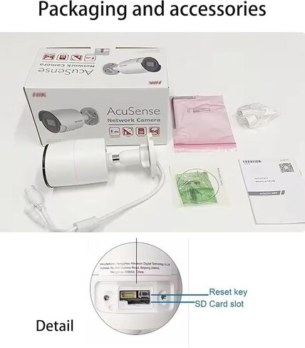 كاميرات رصاصة بدقة 4K/8 ميجابكسل DS-2CD2083G2-I كاميرا Hik AcuSense PoE IP مقاس 2.8 مم، رؤية ليلية بالأشعة تحت الحمراء بطول 131 قدمًا، H.265+، IP67 مقاومة للطقس، اكتشاف الإنسان/المركبة، استبدال DS-2CD2083G0-I، DS-2CD2085FWD-I in Kuwait