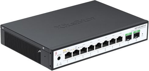 9 منافذ 2.5G سهلة الإدارة PoE+ Ethernet Switch، IEEE8023af/at PoE 140W، VLAN/QoS/STP/IGMP/LACP مدعوم، محول شبكة 2.5 جيجا بايت بدون مروحة لـ AP، هاتف VoIP، كاميرا IP، NVR in Kuwait