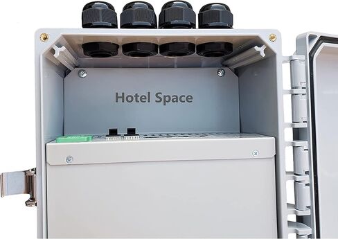 Inscape Data, Outdoor PoE Switch Managed, LPS3802AFM-T1, 10 Port Gigabit Switch with 2 Gigabit SFP Uplink Ports, 802.3af/at, All-in-one Box, 150w, Plug & Play, Fan-Less, 3-Year Warranty in Kuwait