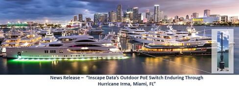 Inscape Data, Outdoor PoE Switch Managed, LPS3802AFM-T1, 10 Port Gigabit Switch with 2 Gigabit SFP Uplink Ports, 802.3af/at, All-in-one Box, 150w, Plug & Play, Fan-Less, 3-Year Warranty in Kuwait