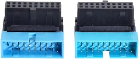 Xiwai عكسها USB 2.0 9Pin الإسكان إلى اللوحة الأم USB 3.0 20pin رأس شاحن أنثي in Kuwait