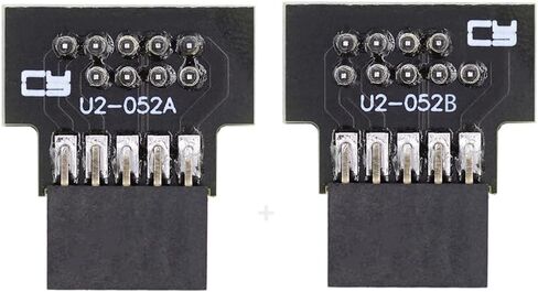 Xiwai عكسها USB 2.0 9Pin الإسكان إلى اللوحة الأم USB 3.0 20pin رأس شاحن أنثي in Kuwait