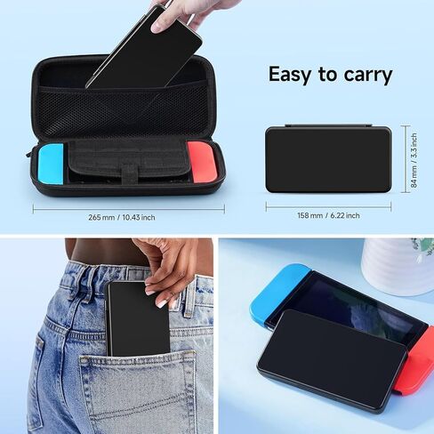 Game Card Case, 24 Slots for 2 Game Cards and 24 Memory Cards, Portable Storage Organizer with Magnetic Closure, forSwitch 2, SD, Micro SD in Saudi Arabia