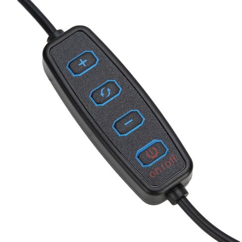 ضوء حلقة مكتب خرطوم معدني قابل للتعديل 360 درجة من BRRNOO، ضوء قراءة LED USB لتمديد رموش فن الأظافر، دافئ مع 10 مستويات من السطوع واللون in Kuwait