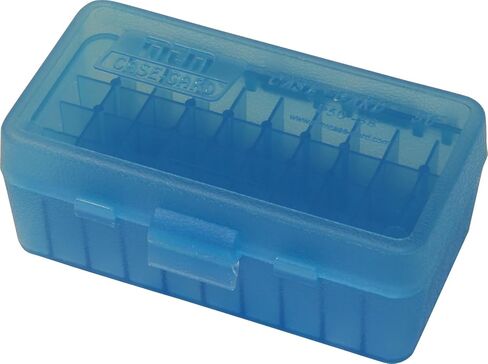 MTM Case-Gard MTM 50 Round Flip-Top Ammo Box 38/357 Cal (Green) in Saudi Arabia