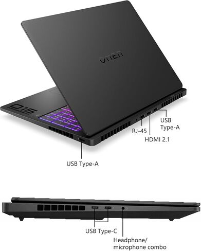 HP OMEN MAX 16 Gaming Laptop | 16" WQXGA IPS 240Hz (500 nits, 100% sRGB) | AMD Ryzen AI 9 HX 375 | 32GB DDR5 2TB SSD | GeForce RTX 5080 (1334 AI Tops) | RGB Backlit Wi-Fi 7 Win11 Pro w/DLCA Accessory in Saudi Arabia