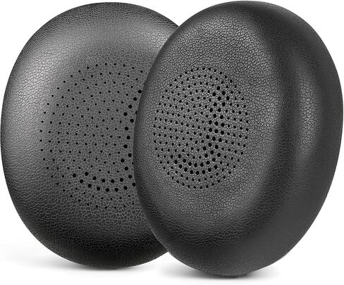وسائد أذن بديلة لـ Jabra Evolve2 65 - وسائد أذن من الجلد البروتيني الناعم لسماعات Jabra Evolve2 65/ Evolve2 40/ Elite 45h اللاسلكية على الأذن (أسود) in Kuwait