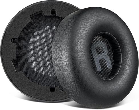 استبدال وسائد الأذن SOULWIT لسماعات JBL Tune 600(T600BTNC 600BTNC)/660(T660NC 660NC)/670(T670NC 670NC) ووسائد الأذن مع جلد بروتين ناعم، إسفنج عازل للضوضاء - أسود in Kuwait