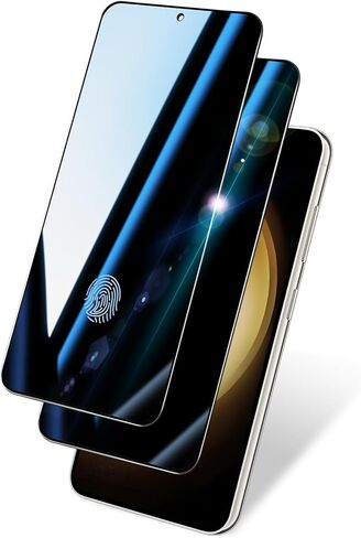 2 Pack Privacy Screen Protector for Samsung Galaxy S23|Anti-Spy Tempered Glass with Fingerprint Unlock Support, Anti-Scratch, 9H Hardness & Easy Installation in Saudi Arabia