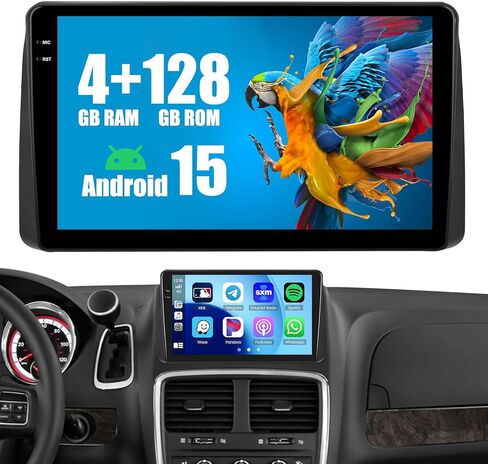 4+64G Android 15 Radio for Dodge Grand Caravan 2011-2020/Chrysler Grand Voyager 2012-2016, 9" Touchscreen Car Stereo Wireless CarPlay/Android Auto, 5GHz WiFi, Bluetooth 5.0, EQ, GPS, 1280 * 720 in Saudi Arabia