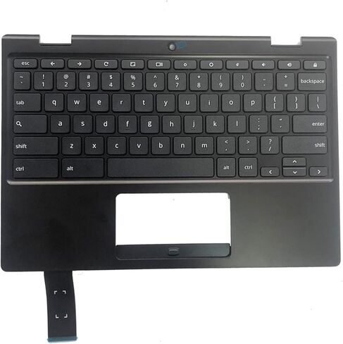 Replacement Laptop Palmrest Keyboard Assembly Part for Asus Chromebook 11 CR1100FKA Upper Case 90NX03E1-R30US0(WFC) in Saudi Arabia
