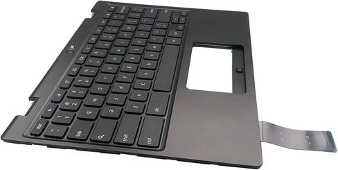 Replacement Laptop Palmrest Keyboard Assembly Part for Asus Chromebook 11 CR1100FKA Upper Case 90NX03E1-R30US0(WFC) in Saudi Arabia